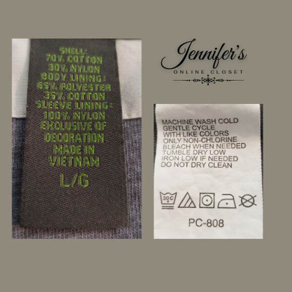 Timberland Men's Light Tan Jersey Lined Jacket Size Large - Picture 9 of 11